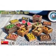 Wooden Crates with Fruit  Escala: 1/35