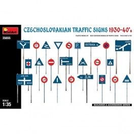 Señales Czechoslovakian Traffic Signs 30-40. Escala 1/35