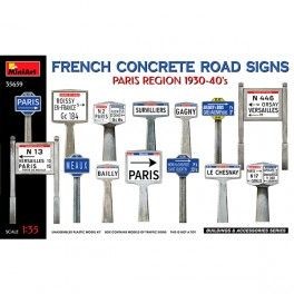 French ConcreteSigns 30-40 Paris  Escala 1/35