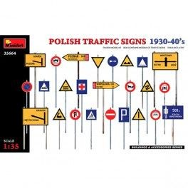 Polish Traffic Signs 1930-40’s. Escala 1/35