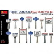 French Concrete Road Signs 30-40  Escala: 1/35