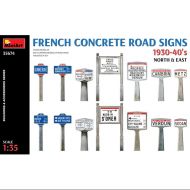 SEÑALES FRENCH CONCRETE ROAD SIGNS 30-40'S NORTH & EAST 1/35