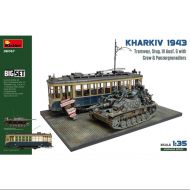 DIORAMA KHARKIV 1943: TRAM & STUG. III AUSF. G W/CREW. BIG SET 1/35
