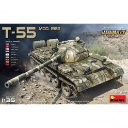 Tanque T-55 Mod 1963 Interior Kit  Escala 1/35