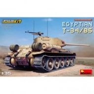 Kit tanque Egipcio T-34-85 de las fuerzas armadas del Cairo.  Escala 1:35