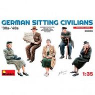 Figuras German Sitting Sivilians '30s-'40s, escala 1/35