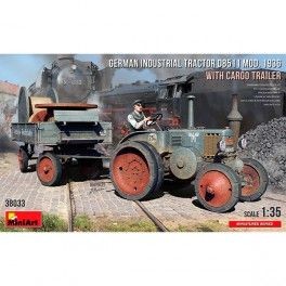 Tractor alemán D8511 36 Cargo Trailer figura  Escala: 1/35