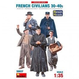 Figuras French años 30-40s Resin Heads  Escala: 1/35