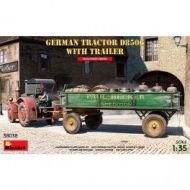 German Tractor D8506 with Trailer. Escala 1/35
