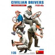 Civilian Drivers 1930-40s. Escala 1/35