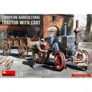 European Agricultural Tractor Cart. Escala 1/35