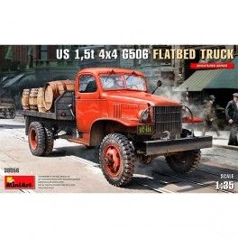 US 1,5t 4x4 G506 Flatbed Truck  Escala: 1/35