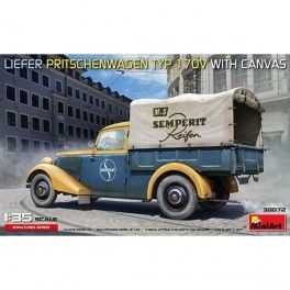 Furgoneta Liefer Pritschenwagen TYP 170V w/ Canvas