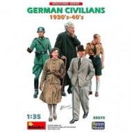 German Civilians 1930-40s. Resin Heads. Escala 1/35