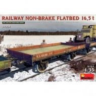 Vagón Railway Non-brake Flatbed 16,5 t Escala 1/35