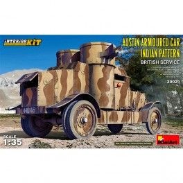 Austin Arm Car Indian Pattern Servicio Británico Kit interior, de la I Guerra Mundial.  Escala: 1/35