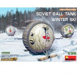 Soviet Ball Winter Ski Interior Kit. Escala 1/35