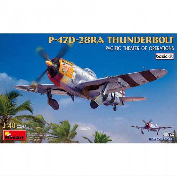 AVIÓN P-47D-28RA THUNDERBOLT. PACIFIC THEATER OF OPERATIONS. BASIC KIT 1/48