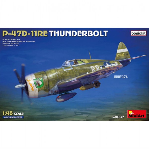 AVIÓN P-47D-11RE THUNDERBOLT. BASIC KIT 1/48