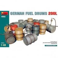 German Fuel Drums 200L. Escala 1/35
