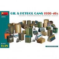 Oil & Petrol Cans 1930-40s escala 1/48