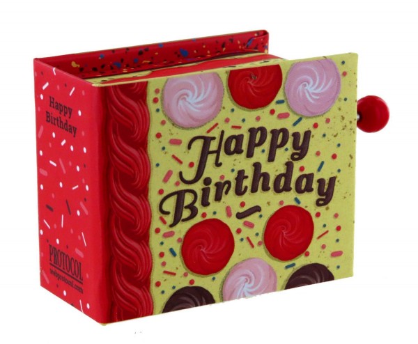 Soneria con cubierta de cartón Happy Brithday