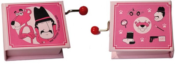 Soneria con cubierta de cartón La pantera rosa