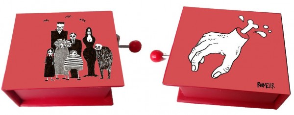 Soneria con cubierta de cartón La familia Adams