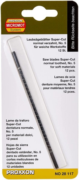 Hojas dentadura estándar (17d/25 mm) 12 unidades
