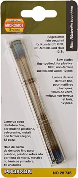 Hojas dentadura fina (25d/25 mm)