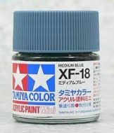 Azul medio mate acrílico