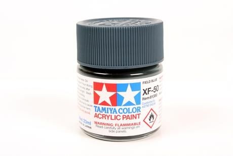 Azul campo mate acrílico