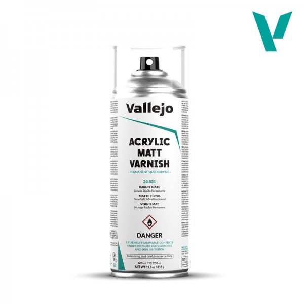 Barniz mate spray 400 ml.